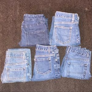 LOT - 5 Boys jeans size 8 &10